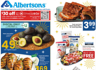 Albertsons Weekly Ad Dec 28 – Jan 03, 2023