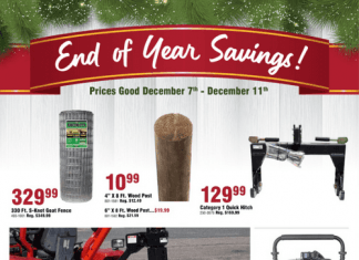 Atwoods End of Year Sale Dec 07 – Dec 11, 2022