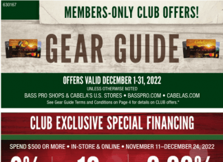 Bass Pro Shops December Gear Guide Dec 01 – Dec 31, 2022