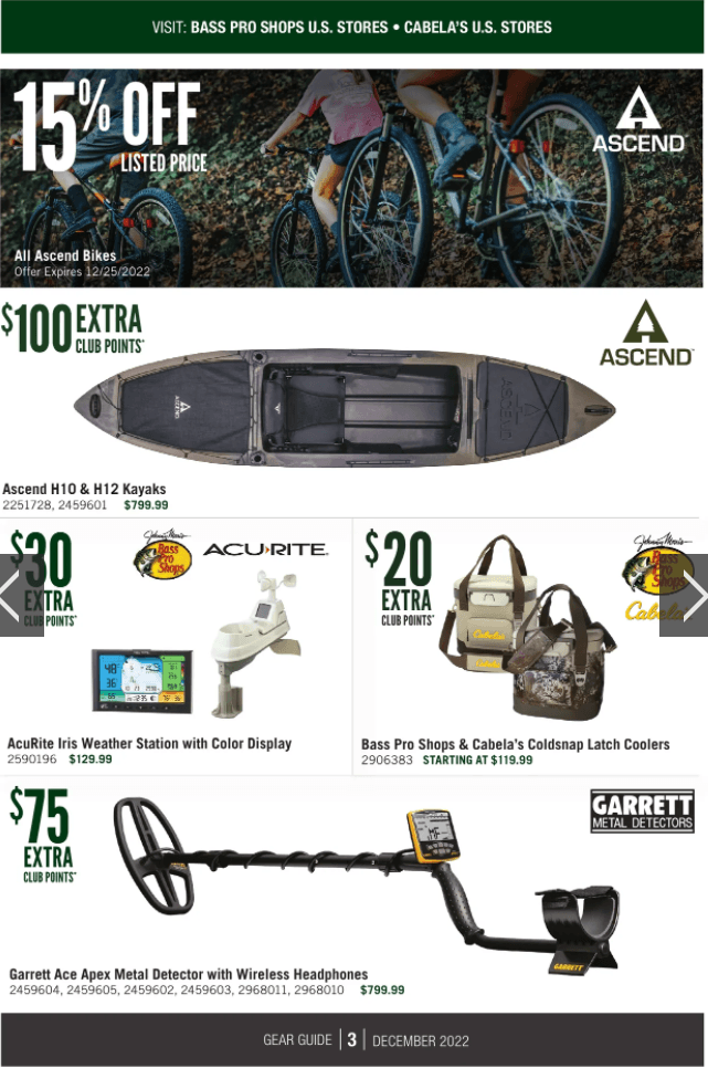 Bass Pro Shops December Gear Guide Dec 01 Dec 31, 2022