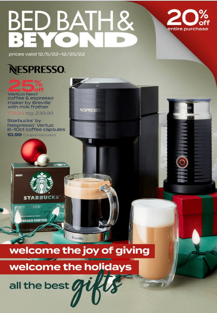 Bed Bath & Beyond Ad Dec 05 Dec 25, 2022