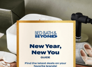 Bed Bath & Beyond Monthly Ad Dec 26, 2022 – Jan 31, 2023 (New Year Promotion Included)