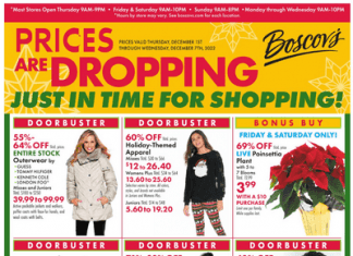 Boscov’s Weekly Ad Dec 01 – Dec 07, 2022