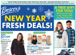 Boscov’s Weekly Ad Dec 29, 2022 – Jan 04, 2023 (New Year Promotion Included)