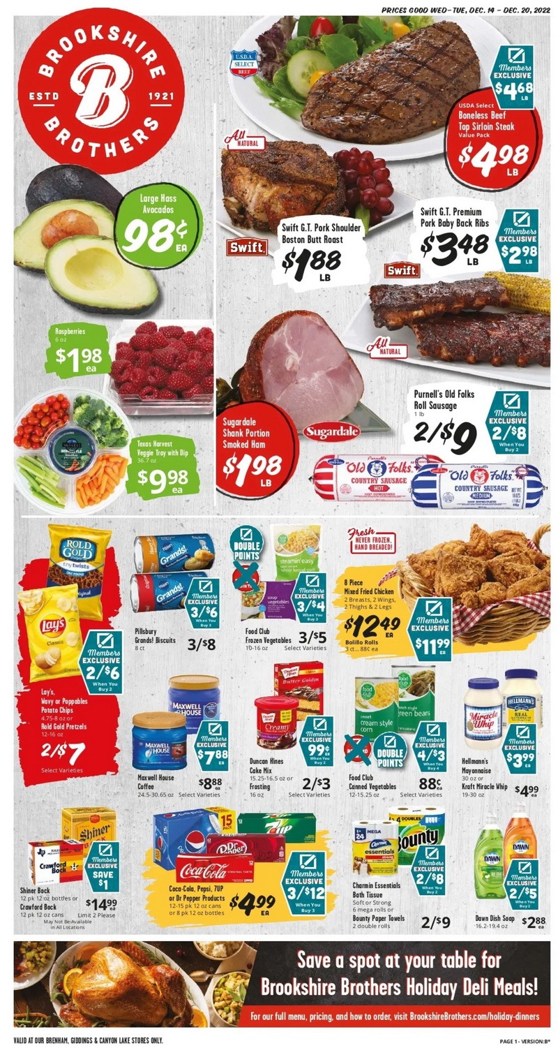 Brookshire Brothers Weekly Ad Dec 14 Dec 20, 2022