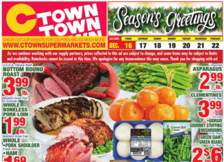 C-Town Weekly Flyer Dec 16 – Dec 22, 2022