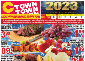 C-Town Weekly Flyer Dec 30 – Jan 05, 2023 ( New Year Sae Included)