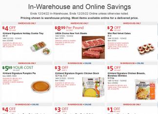 Costco In-Warehouse and Online Savings Ad Dec 19 – Dec 25, 2022
