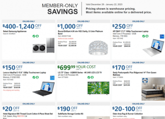 Costco Member-Only Savings Ad Dec 28, 2022 – Jan 22, 2023