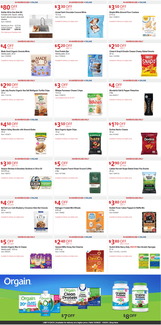 Costco MemberOnly Savings Ad Dec 28, 2022 Jan 22, 2023
