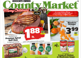 County Market Weekly Ad Dec 14 – Dec 24, 2022 (Christmas Promotion Included)