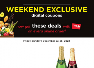 Cub Foods Weekend Exclusive Sale Dec 23 – Dec 25, 2022