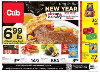 Cub Foods Weekly Ad Dec 25 – Dec 31, 2022 ( New Year Promotion Included)