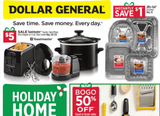 Dollar General Holiday Home Ad Dec 11 – Dec 17, 2022