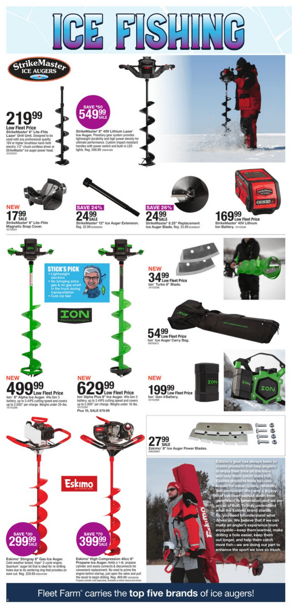 Fleet Farm Ice Fishing Event Ad Dec 07 Dec 24, 2022