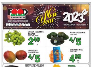 Food Bazaar Weekly Ad Dec 29 – Jan 04, 2023 ( New Year Sale Included)