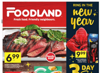 Foodland(Canada) Weekly Ad Dec 29, 2022 – Jan 04, 2023 (New Year Promotion Included)