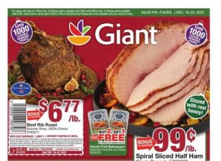 Giant Food Weekly Ad Dec 16 – Dec 22, 2022