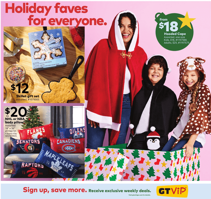 Giant Tiger Holiday Gift Ad Dec 04 Dec 20, 2022
