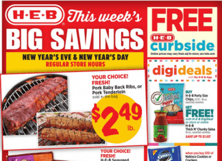 HEB Weekly Ad Dec 25, 2022 – Jan 03, 2022