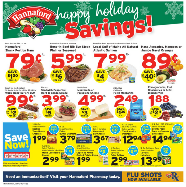 Hannaford Weekly Ad Dec 11 Dec 17, 2022
