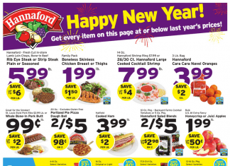 Hannaford Weekly Ad Dec 25 – Dec 31, 2022 (New Year Promotion Included)