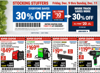 Harbor Freight Coupon Ad Dec 09 – Dec 11, 2022