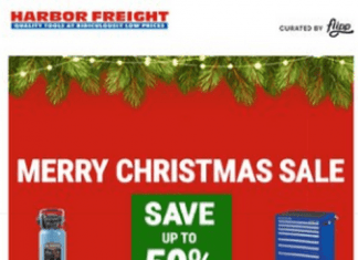 Harbor Freight Christmas Sale Dec 12 – Dec 22, 2022