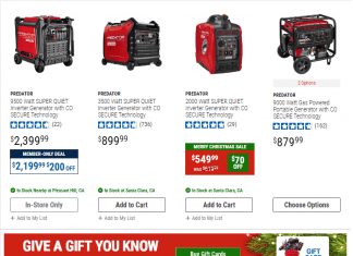 Harbor Freight Generator Year-End Sale Dec 27, 2022 – Jan 05, 2023