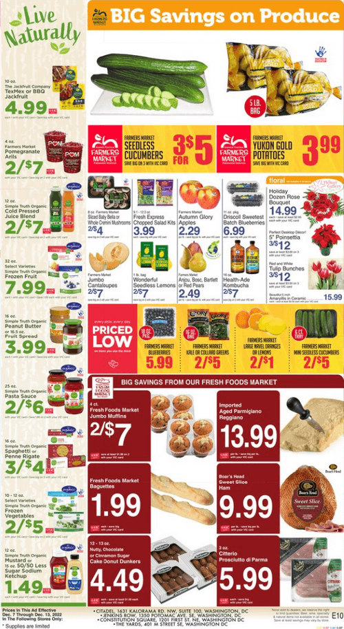 Harris Teeter Weekly Ad Dec 07 Dec 13, 2022 (Christmas Promotion