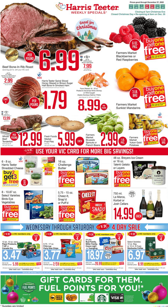 Harris Teeter Weekly Ad Dec 21 Dec 27, 2022