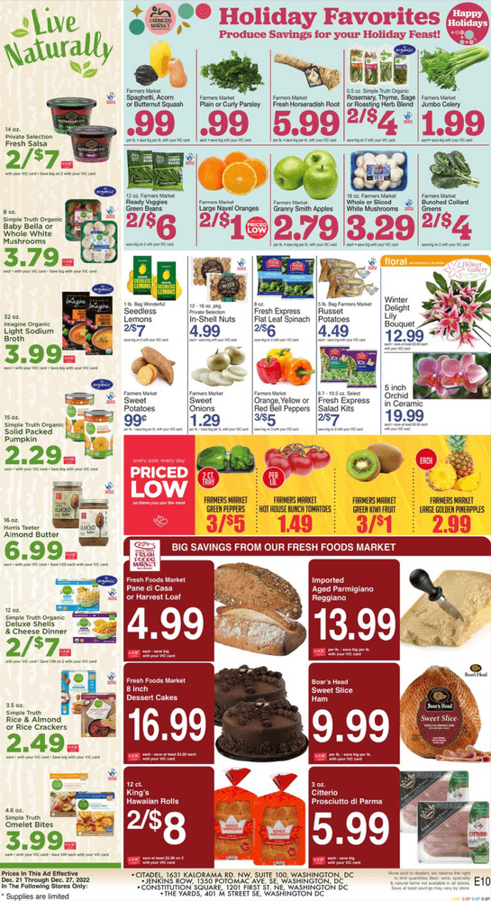 Harris Teeter Weekly Ad Dec 21 Dec 27, 2022