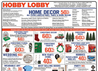Hobby Lobby Weekly Ad Dec 04 – Dec 10, 2022 (Christmas Sale Included)