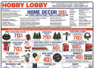 Hobby Lobby Weekly Ad Dec 11 – Dec 17, 2022
