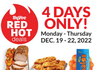 Hy-Vee Four-Day Ad Dec 19 – Dec 22, 2022