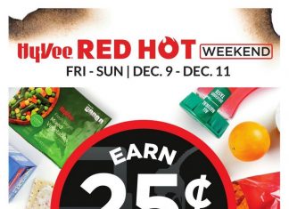 Hy-Vee Red Hot Weekend Ad Dec 09 – Dec 11, 2022