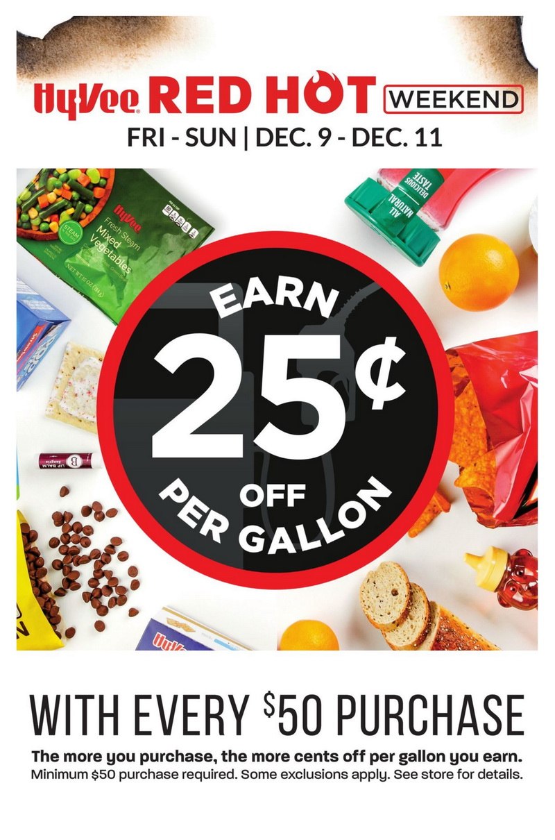 HyVee Red Hot Weekend Ad Dec 09 Dec 11, 2022