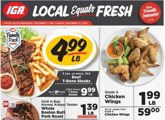 IGA Weekly Ad Dec 07 – Dec 13, 2022