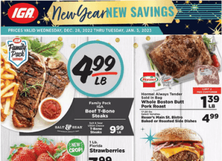 IGA Weekly Ad Dec 28, 2022 – Jan 03, 2023