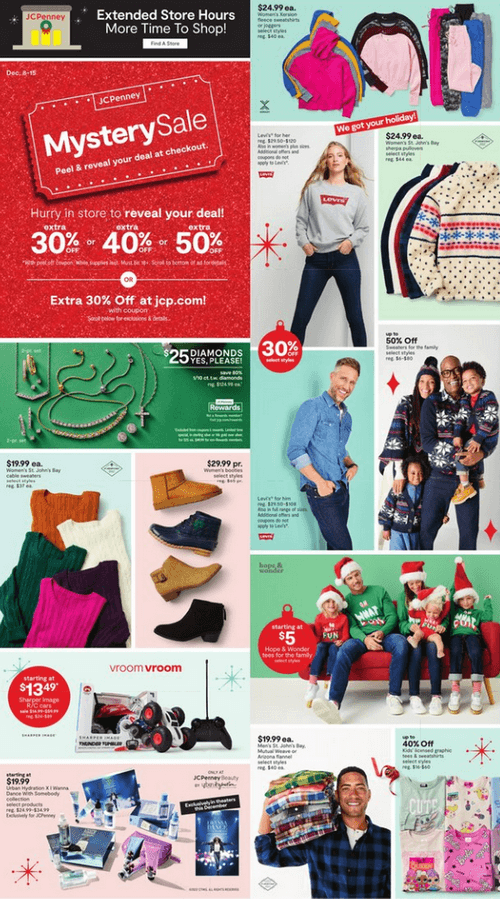 JCPenney Mystery Sale Dec 08 Dec 15, 2022
