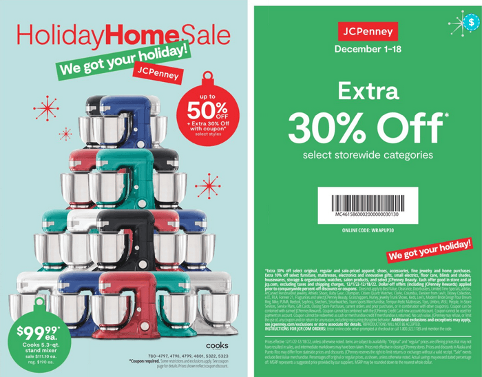 JCPenney Holiday Home Sale Dec 01 Dec 18, 2022