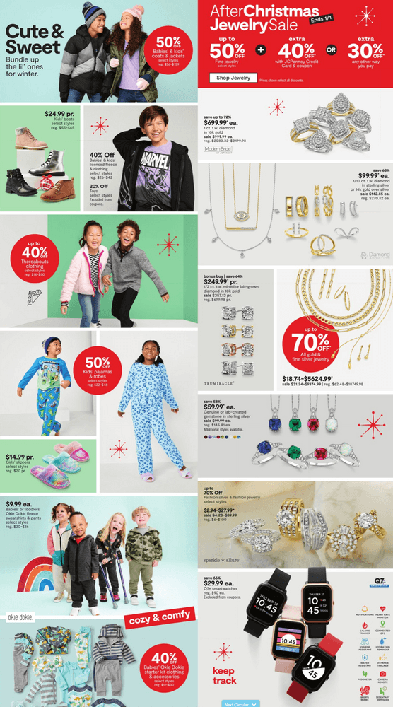 JCPenney After Christmas Blowout Ad Dec 29, 2022 Jan 02, 2023