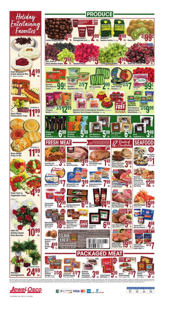 Jewel Osco Weekly Flyer Dec 21 Dec 24, 2022 (Christmas Sale Included)