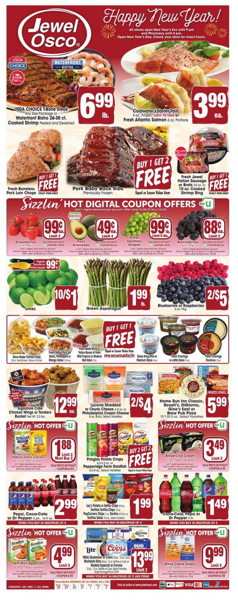 Jewel Osco Weekly Flyer Dec 28, 2022 Jan 03, 2023 (New Year Promotion