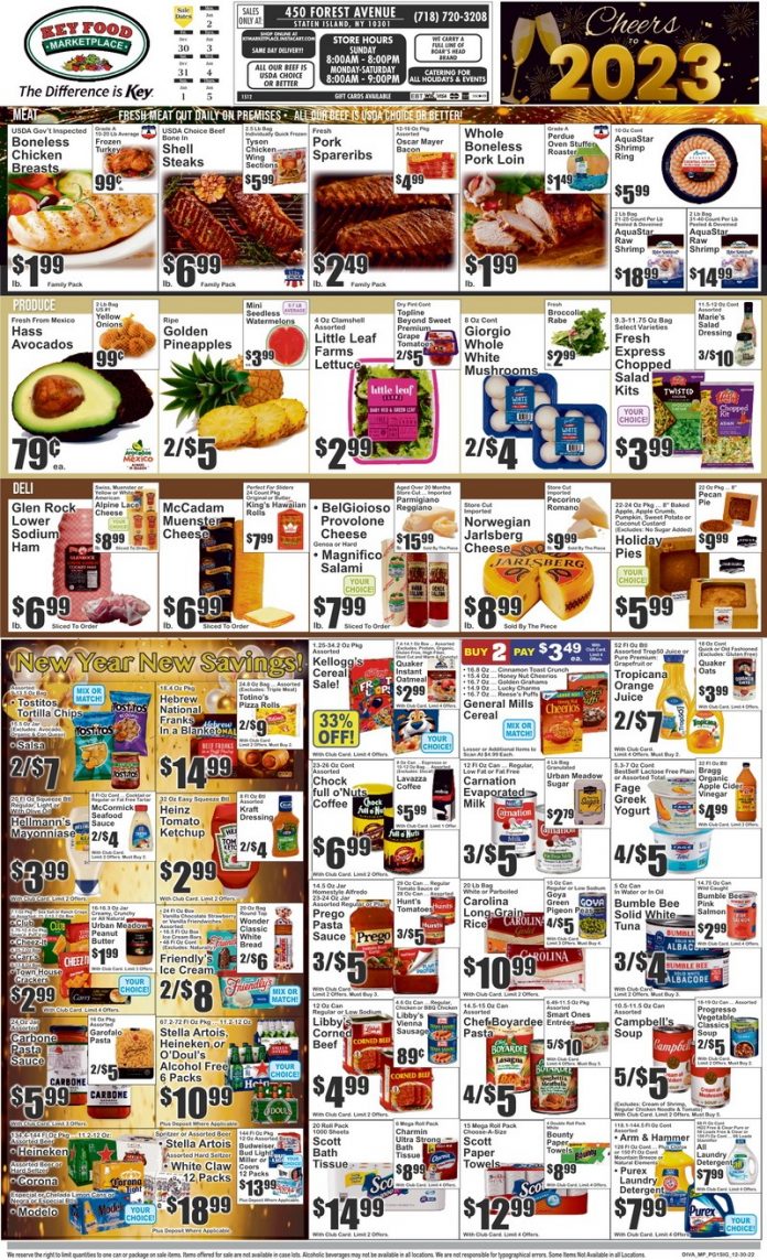 Key Food Weekly Ad Dec 30, 2022 Jan 05, 2023