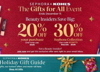 Kohl’s The Gift for All Events Dec 04 – Dec 11, 2022