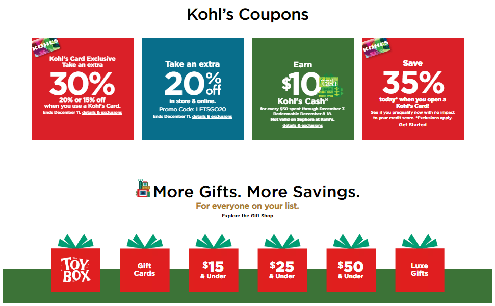 Kohl's Coupon Ad Until Dec 11, 2022