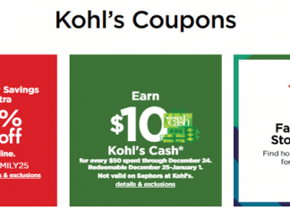 Kohl’s Coupon Ad Until Dec 18, 2022