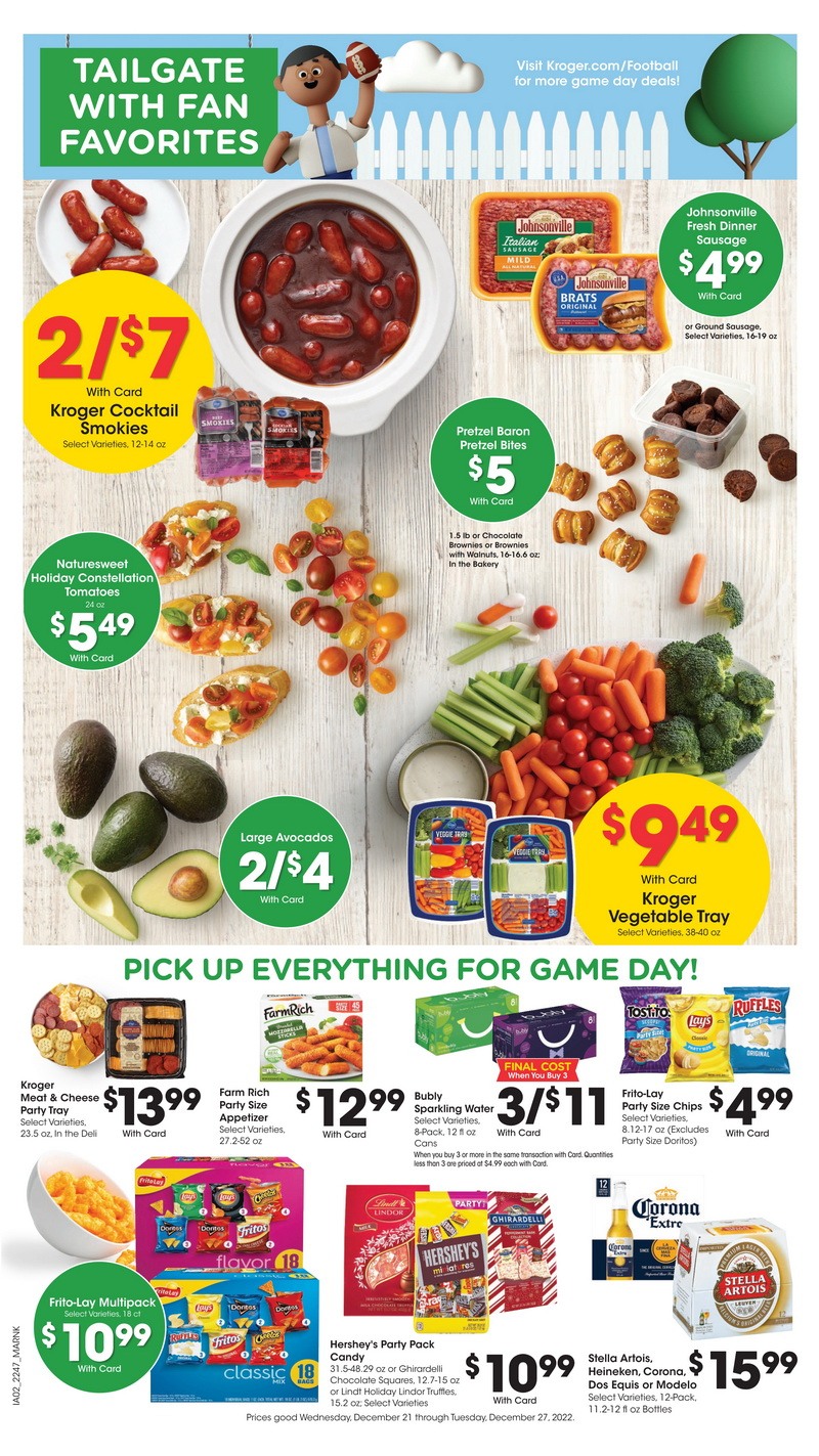 Kroger Weekly Ad Dec 21 Dec 27, 2022 (Christmas Promotion Included)