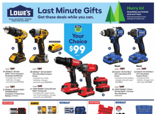 Lowe’s Weekly Ad Dec 08 – Dec 24, 2022